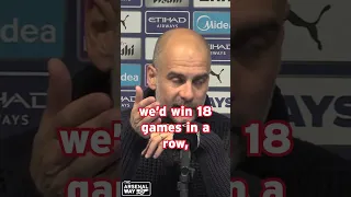 "ARSENAL? NOT GOING TO DROP POINTS" | Pep Guardiola Makes Premier League Title Prediction 🏆 #Shorts