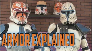 Captain Rex Clone Armor Suit Up and Explanation