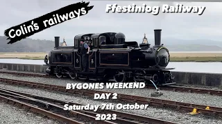 Ffestiniog Railway BYGONES WEEKEND event 2023 Day 2,  Saturday 7th October 2023 (PLEASE SHARE)