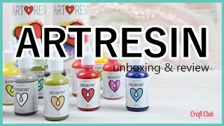 ARTRESIN REVIEW | Testing their resin tints and making RESIN ART