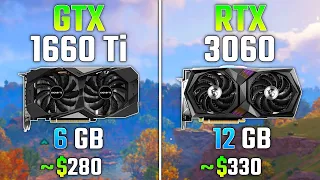 GTX 1660 Ti vs RTX 3060 | Test in 5 Games