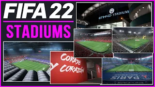 FIFA 22 | ALL 100 LICENSED STADIUMS ft. NEW & MORE