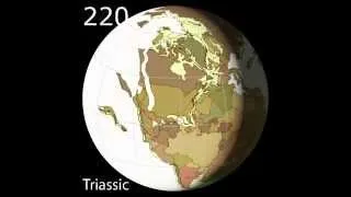 Plate Tectonics Viewed from North America - Scotese Animation