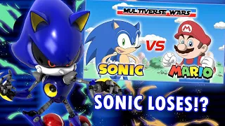 Metal Sonic Reacts to Super Mario vs Sonic the Hedgehog - Multiverse Wars!