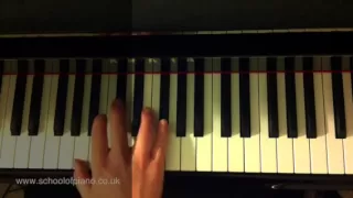 How to Play 'Shape of my heart' on piano