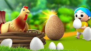 मुर्गी का मिट्टी का अंडा - Clay Chicken Eggs Story | Hindi Moral Stories for Kids | JOJO TV Kids