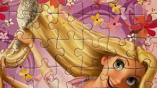 Disney Rapunzel, Puzzle, ディズニープリンセス, головоломка, принцесса диснея, rompecabezas, princesa de Disney