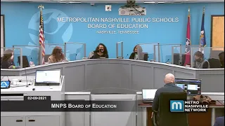 02/09/21 MNPS Board of Education