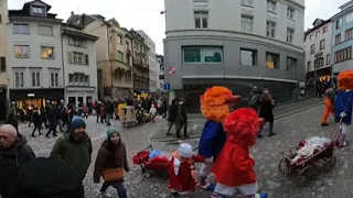 🇨🇭🎭 Basler Fasnacht 360° VR - 27.02.2023 [4K]