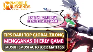 Zilong Trik Mengganas Di Erly Game, Musuh Emosi Auto Lock!