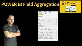 How to Change the Aggregation in Power BI as well as Use one field multiple times