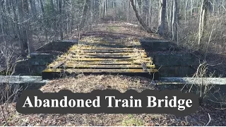 Abandoned Train Bridge - Farmingdale and Squan Village Railroad