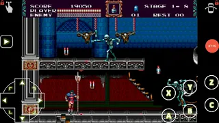 castlevania bloodlines emulador sega celular pt 2