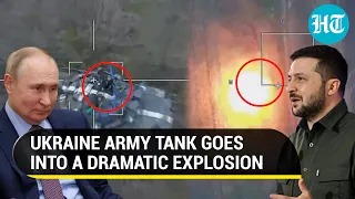 Ukraine tank crew watch the arrival of Russian drone, killed seconds later | Key details