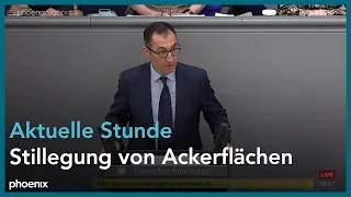 Aktuelle Stunde: "Mehr Lebensmittel produzieren statt Ackerflächen stilllegen" am 11.05.22