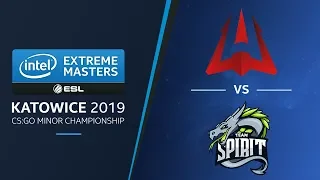 CS:GO - AVANGAR vs. Team Spirit [Dust2] Map 2 - UB Ro4 - IEM Katowice CIS Minor 2019