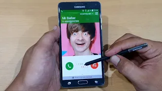 Samsung Note 4 incoming call over the horizon