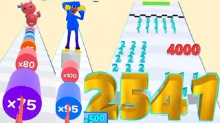 Number Run Vs Crowd Number 3D || All Level