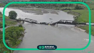 Train derailment into Yellowstone River