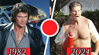 ASI lucen los actores de el Auto Fantastico en 2024 - Knight rider (1982) Then and Now