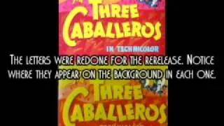 Disney Three Caballeros Buena Vista, RKO