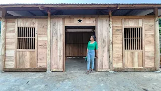 How to build a wooden house by yourself,Make a wooden door frame-BUILD LOG CABIN| EP.167