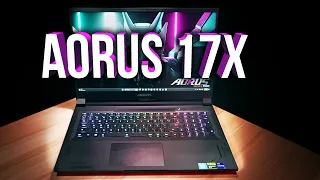 Aorus 17X Cutdown Unboxing Review! 10+ Game Benchmarks, Overclocking, Display Test, More!