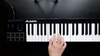 DEORRO -  FIVE HOURS ( Instrumental Remake Cover ) | Alesis V49 midi keyboard