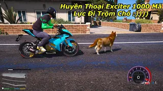 GTA 5 Chạy Grab #4 Huyền Thoại Exciter Độ 1000 Mã Lực Đi Trộm Chó Và Cái Kết !