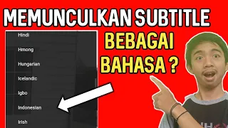 Cara Memunculkan Subtitle Indonesia Di Youtube