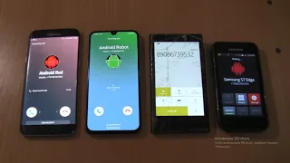 Over the Horizon Incoming call & Outgoing call at the Same Time Samsung Galaxy A40+S1+S7 edge +lumia