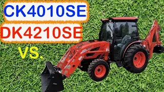 Comparing Kioti CK4010se hst cab and DK4210se hst cab tractors