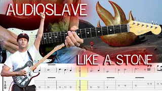 Audioslave - Like a Stone (Guitar Lesson With TAB & Score)