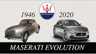 X VEHICLES : Maserati Evolution (1946 - 2020) | Maserati History