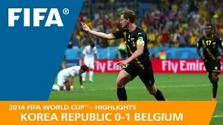 Korea Republic v Belgium | 2014 FIFA World Cup | Match Highlights