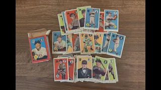 Opening a RARE 71 Year Old Japanese Baseball Card Set - Only Known Set