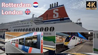 🇳🇱 Rotterdam to 🇬🇧 London by trains and Stena Line ferry