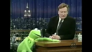 Kermit the Frog gets shot and killed while Conan O'Brien just sits there and does absolutely nothing