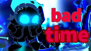 [indie cross]old bad time nightmare sans is cool