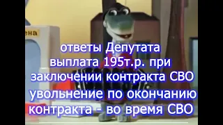 Депутат про 195 т р  и увольнение по окончанию контракта   voenset ru    для Ю ТУБ версия