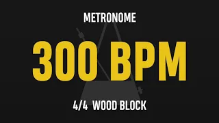 300 BPM 4/4 - Best Metronome (Sound : Wood block)