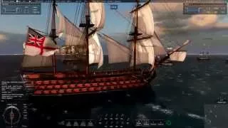Naval Action: Big Fleet Combat (Santisima Trinidad Gameplay)