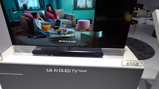 LG OLED 65G8 at CES 2018 - quick look