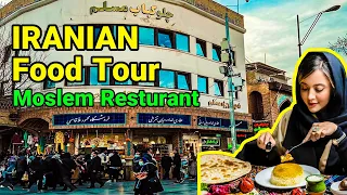 IRAN - Moslem Resturant In The Heart Of Tehran Iranian Food Tour رستوران معروف مسلم