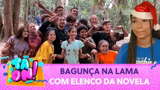 Elenco da novela joga lama na produção | Tá On com Duda Pimenta