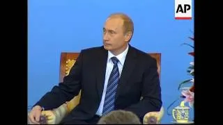 WRAP President Putin news conference on oil pipeline, Lavrov comments