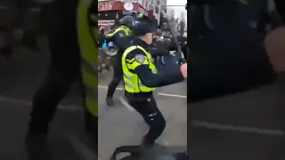 France: Protest against pension reform; Police uses dogs, baton