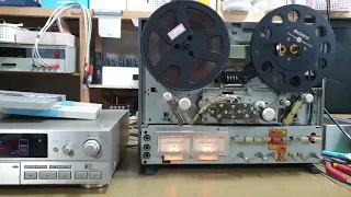 TEAC X-300 수리후 테스트