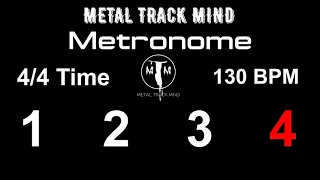 Metronome 4/4 Time 130 BPM visual numbers