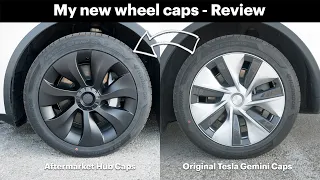 I changed my Tesla Model Y Gemini Wheel Covers - Review